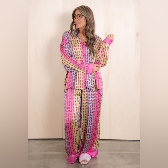 𝓯𝓹 Free People ~ dreamy days satin pajama set - Picture 8 of 17